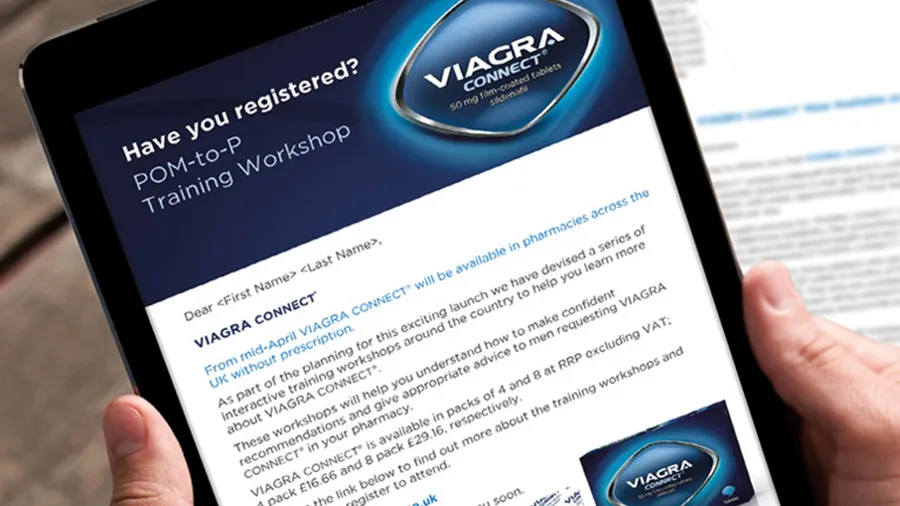 Extended enterprise learning and training event programmes to support the POM to P switch of VIAGRA CONNECT®.