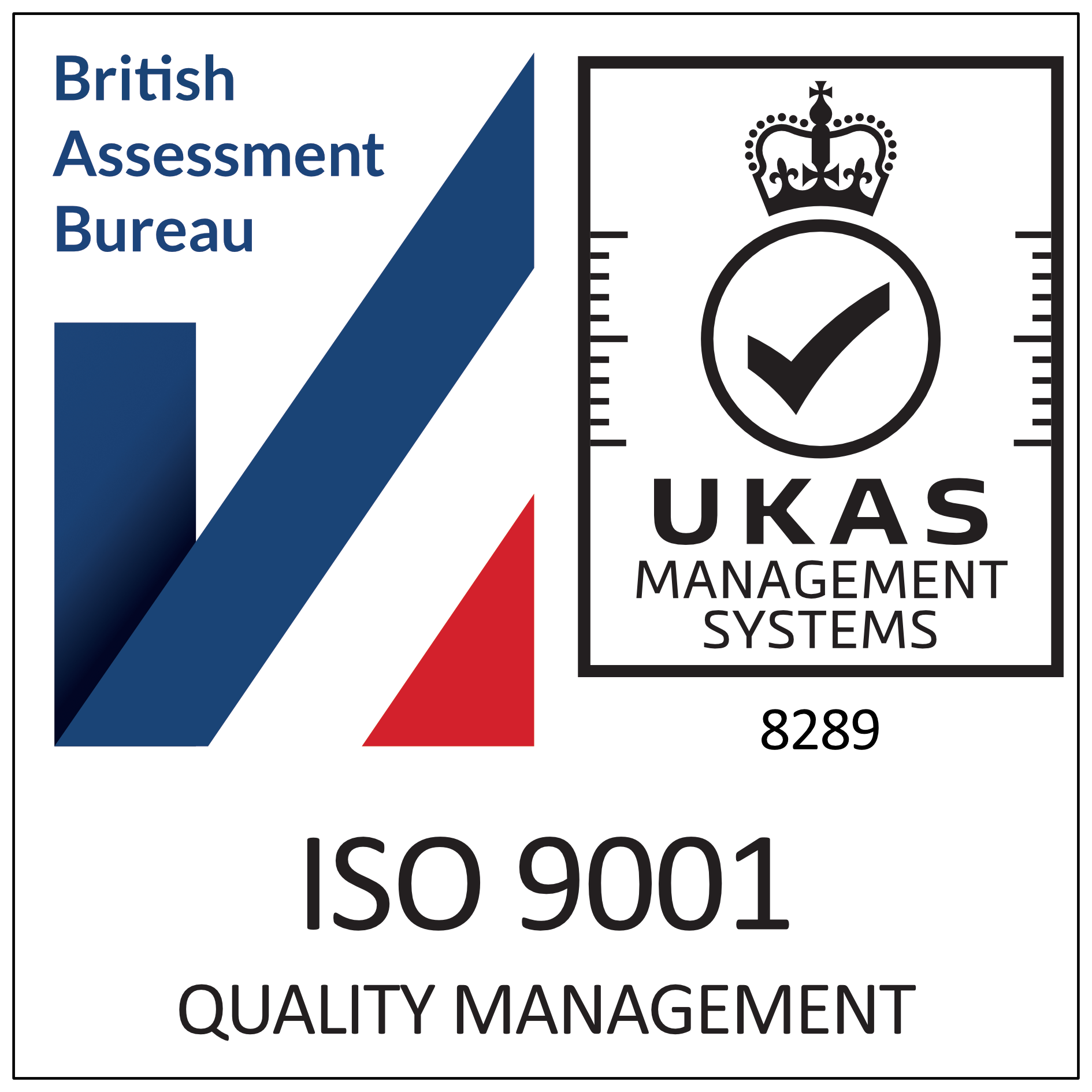 ISO 9001 UKAS accreditation